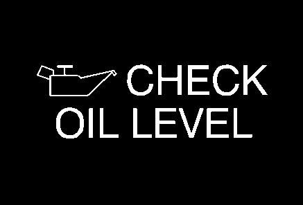 Engine Oil If the OIL LEVEL LOW message appears on the DIC, or the CHECK OIL LEVEL light appears on the instrument cluster, it means you need to check your engine oil level right away.