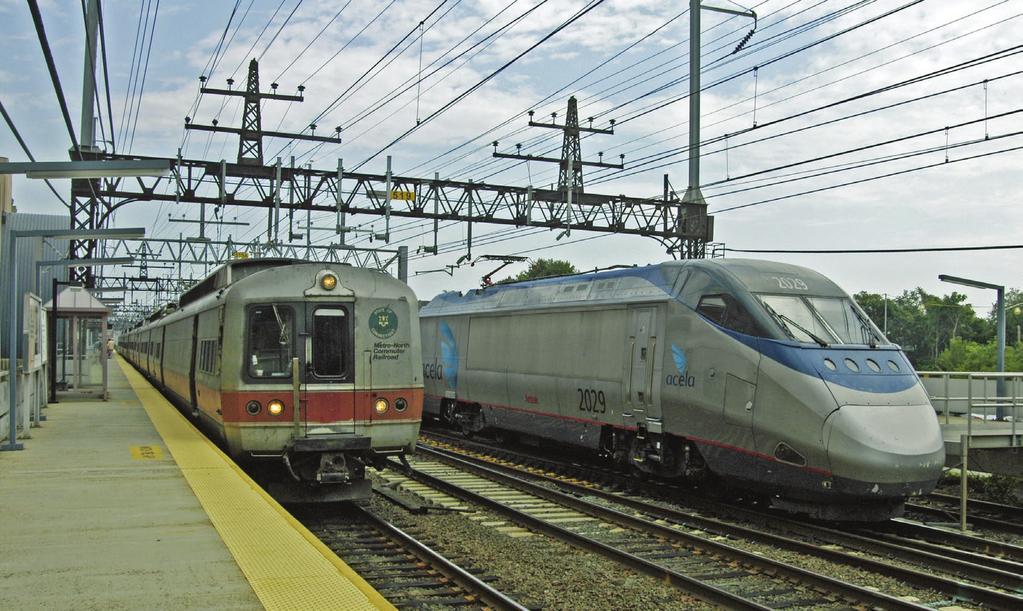 Metro-North and Amtrak trains share the New Haven Line Source: Peter Ehrlich (Flickr) The National Transportation Safety Board's investigation of the February derailment in Bridgeport is still