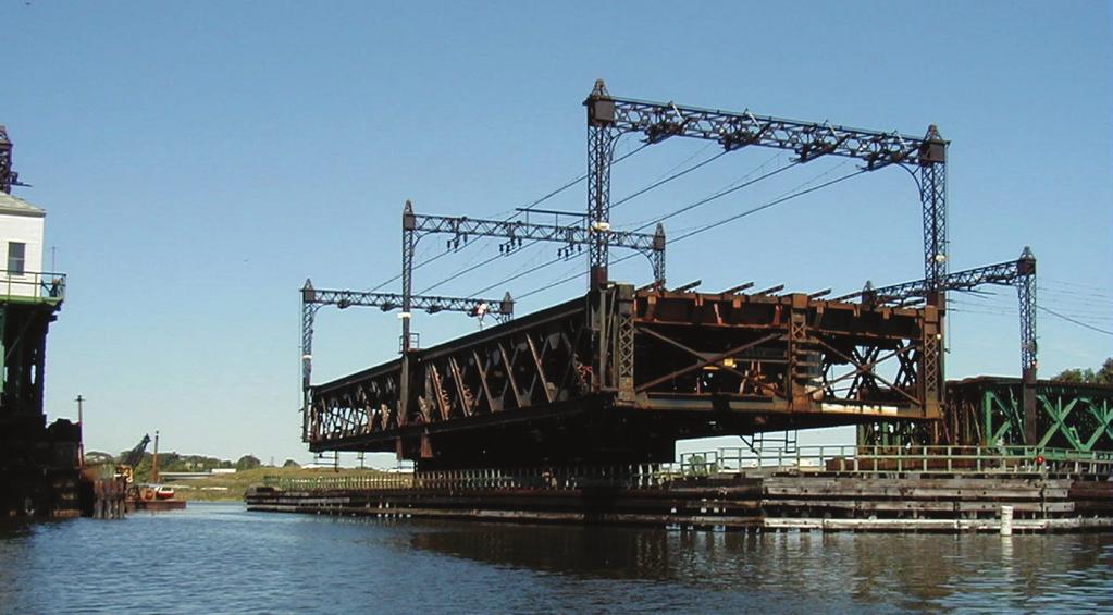 The Norwalk River Bridge opens for nautical traffic Source: CTDOT its trains at Highbridge Yard and at Grand Central's platforms between the peak hours.