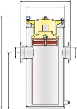In-Line Liquid Detonation Flame Arrester for filling and drain lines - external installation PROTEGO LDA-WF(W) a Ø d 1 2 3 4 sphere is ignited, the device prevents the combustion from traveling into