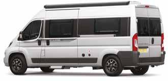 The 610 SE 2 2 130 BHP (as standard) 3500kgs 5.99m x 2.05m x 2.65m (LxWxH) The 610 is an extended version of the 540 and the layout is ideal for the motorhomer where extra sleeping space is essential.