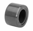PVCu PVCu adaptor fittings metric Fittings up to 110mm 16 bar (20 C) Tank Connector Metric/Imperial Code: PSPVF Nominal Size G Code L1 L2 Z E 20 x ½ BSPF RFITCI0200 77 42 38 10 10 41 10.
