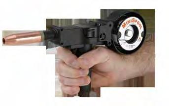 Spool Guns Sidewinder MiniSpool Gun www.mkproducts.com Size actually does matter, especially when you re welding in a tight and confined location such as auto body repair.