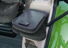 Muh appreiated are also the omfort passener seat with safety belt and foldable bakrest with table funtion and doument holder.