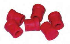Coupler & dust Cover: Qty = 1 Red End