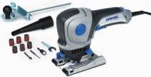 Dremel TRIO 6800 Jigsaw, Sander,Router Kit Unique - Jigsaw, an Edge Sander & a Detail Router all-in-one Compact & Lightweight - lighter & smaller than a jigsaw or a router Simple - plunge cut