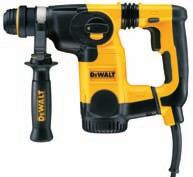 Dewalt 800W SDS Plus Combi Hammer Drill Large 22 mm hammer mechanism delivers high performance with low stress to the critical components Improved sealing for maximum protection from dust ingress
