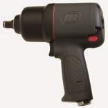 42 Impact Wrench Kit, 1/2" Pistol Grip Air Impact Wrench, 1/2" Composite technology, smallest weight of its class, twin hammer plus mechanism, 4 position power regulator Maximum torque: 1220 Nm (1500