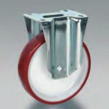 82 700 380 450 ITEM: 8050 Injected polyurethane ring, polyamide 6 centre, electrolytically galvanised sheet steel light supports, rotating parts with double ball bearings lubricated