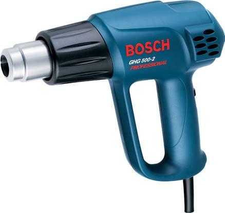 126 Professional Blue Power Tools for Trade & Industry Heat Gun GHG 500-2 Professional The heat gun with the greatest ease of use Two main applications can be stored permanently, so that airflow and