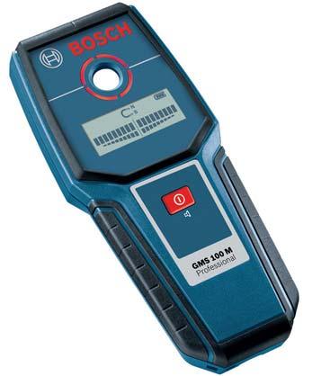 138 Professional Blue Power Tools for Trade & Industry Detector GMS 120 Professional The most reliable multi-detector in its class Maximum reliability: all objects are found and application errors