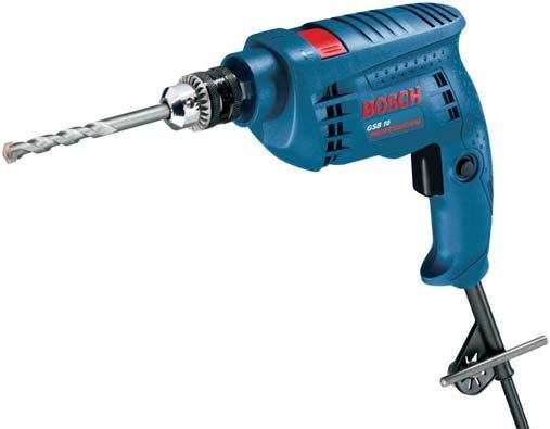 44 Professional Blue Power Tools for Trade & Industry Impact Drill GSB 10 Professional 2 Compact power The most compact and powerful impact drill in its class Robust and powerful 500 W motor