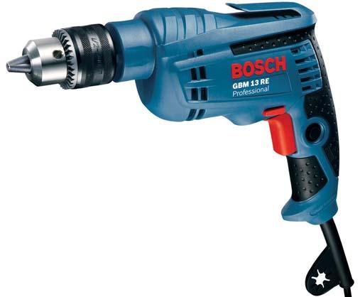 48 Professional Blue Power Tools for Trade & Industry Rotary Drill GBM 10 RE Professional 2 Robustness & staying power The qualities of a champion Powerful 450 W motor for tough applications All ball
