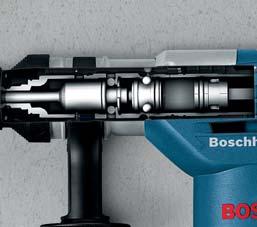 All new tools, such as the new Demolition Hammer GSH 11 VC Professional and the Rotary Hammer GBH 8-45 DV Professional, have Bosch