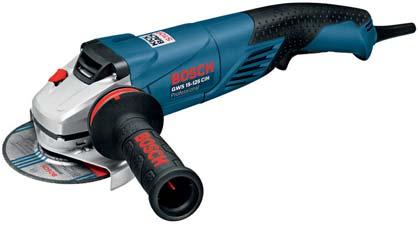 Professional Blue Power Tools for Trade & Industry 87 Angle Grinder GWS 15-125 CIH Professional Ultimate power with perfect handling Good handling due to ergonomic handle with softgrip and best