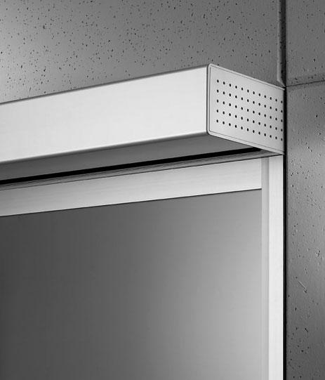 Sliding door operator for emergency eits DORMA ES 200-2D Fleible, simple and modular with safety included With its ES 200, DORMA is able to offer a new, innovative sliding door operator system