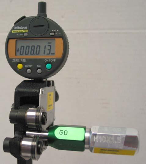 As an example, a Tri-roll gage set with a class 3A ¼-20 setting plug can accurately measure all size ¼-20 threads including class 2A and 3A threads as well as special threads made under 2A limits to