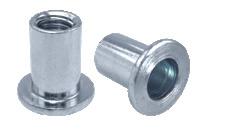 profile for near counter sink applications Steel, Aluminum MTS  26) Thread-Sert has small flange, 60