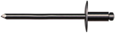 closed end Aluminum/steel, Aluminum/aluminum, Closed End Greater shear and tensile strength Stainless/stainless Mandrel is retained 00% of time 8" to 4" diameters Multi-Grip Tri-Bulb Extended grip