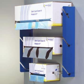 Workshop Range The convenient Dispenser Box System optimum protection against dust from the first to the last piece Single dispensing due to punched slit.