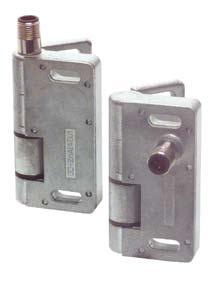 Hinge Wing Safety Interlock Switches SI-HG80 Series Safety Interlock Switches Encapsulated in a Load-Bearing Hinge Inline QD Fitting Right-Angle QD Fitting Features Safety switch is integrated and