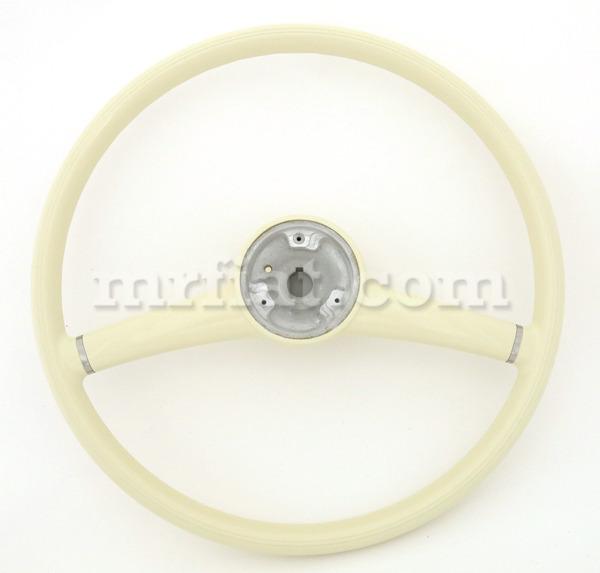 .. MB-190-595 MB-300-128 385 mm ivory steering wheel with hub for Mercedes 190 SL and