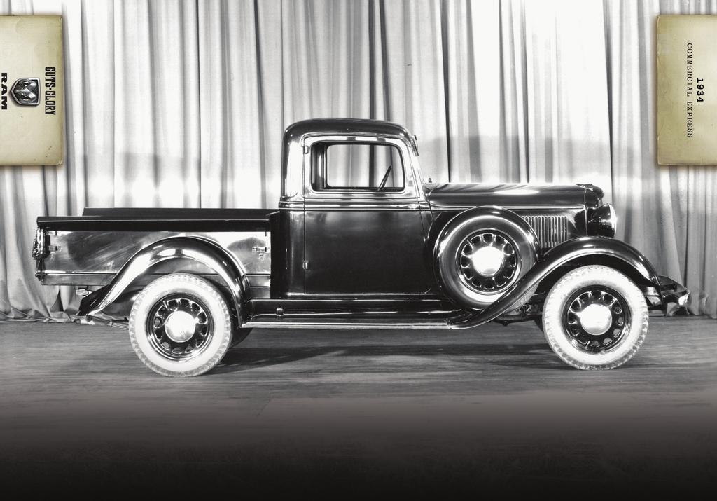 1930 1934 The second series Dodge Commercial Express is introduced with a solid steel roof 1936 Dodge builds its 3 millionth vehicle 1938 New Dodge Truck plant in Warren, Michigan,