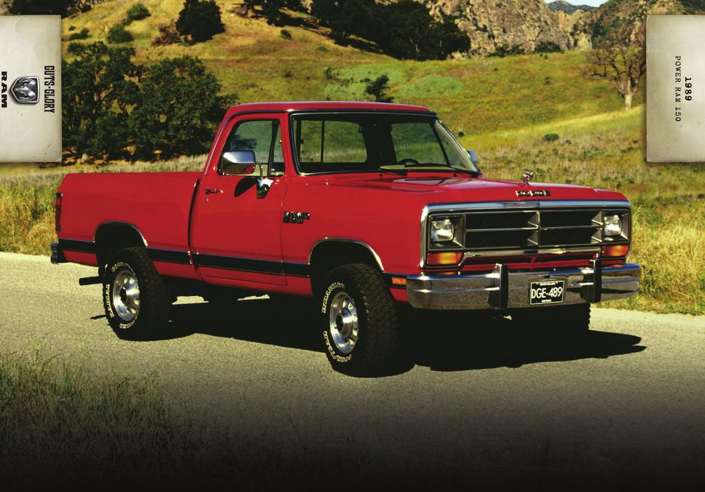 1981 1980 The Dodge Ram symbol is added with the phrase Ram Tough 1982 1912 1983 1987 A four-wheel-drive version of the popular Ram Miser is introduced Dodge Dakota is introduced as the first