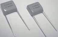 GENERAL ELECTRONIC EQUIPMENT USE PLASTIC FILM CAPACITORS MDD-P(4) Series Features (Resin Dip Type Metallized Polypropylene Film Capacitors for PFC use only) Self-healing and high frequency
