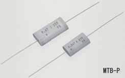 GENERAL ELECTRONIC EQUIPMENT USE PLASTIC FILM CAPACITORS MTB-P Series (Tape Wrapped Metallized Polypropylene Film Capacitors) Outline of drawings and dimensions W MAX ød Marking 30 MIN L MAX 30 MIN T