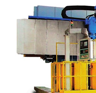 GMC 400 CNC Gantry Milling Machine Designed to machine complex work pieces within working envelope of 11.000 x 3.200 x 2.500 mm.