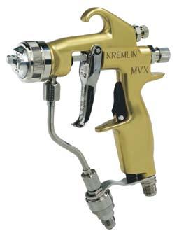 MVX & MVXtra Guns This is the newest addition to the family of Airmix guns. It has superior ergonomic design and uses the highest quality components for long lasting reliable performance.