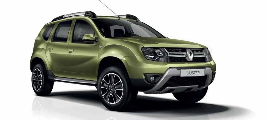 Stylish explorer Modern & ergonomic The New Duster features a new front-end with grey injected surround protection, a lower body-frame and new fog light embellishers.