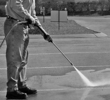 Operation (Continued) 4. Detergent Application NOTE: Use only detergents formulated for pressure washers.test detergent in an inconspicuous area before use.