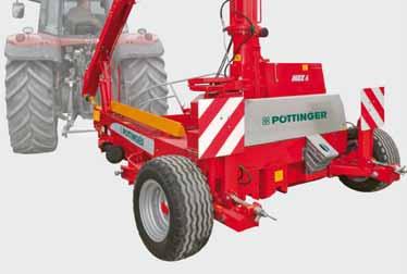 MEX 5 for rear or front mounting The combination of a tractor with reverse drive and the MEX 5 gives you an extremely manoeuvrable, powerful and
