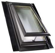 SELF-FLASHED S AVAILABLE QVE ELECTRIC VENTING Not only does the Model QVE venting electric skylight bring abundant natural light into your home, but with the touch of a button, it opens to let fresh
