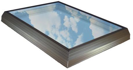 Opens and closes manually with VELUX control rods (sold separately) when out of reach. Smooth-turning handle is available (sold separately) when the skylight is installed within reach.