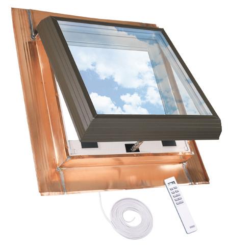 Fixed skylight model QFT An economical choice for visually expanding areas such as hallways, stairwells, and other closed-in dark spaces that can be transformed with daylight and sky views.