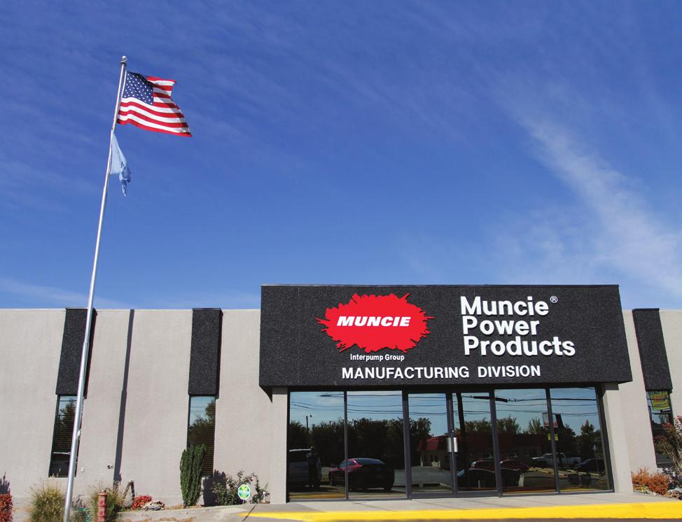 Corporate Headquarters Muncie, Indiana Manufacturing Division Tulsa, Oklahoma MUNCIE POWER PRODUCTS QUALITY POLICY