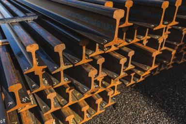 TEE RAIL CRANE RAIL TEE RAIL Tee Rails are classified by pounds per yard. We have an inventory on a variety of tee rails. We sell Tee Rail per piece, per foot or per net ton.