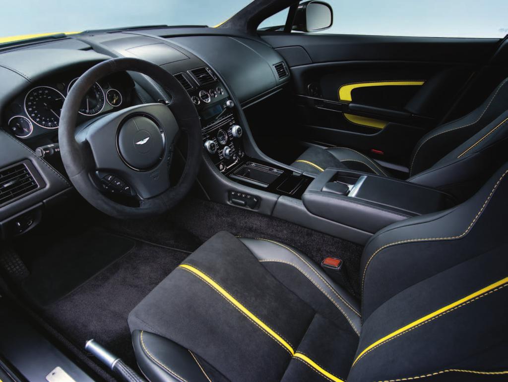 NOBLE SAVAGE Though the V12 Vantage S is unashamedly focussed on driving thrills, it does