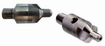 Cutters with Inserted Pilot for Rivets and Screws Carbide HSS-E PCD FOR USE WITH ALUMINIUM STEEL TITANIUM COMPOSITE Carbide HSS-E PCD* Centering cone MICROSTOP CAGE REF CHAPTER A RB156 RB206 RB256