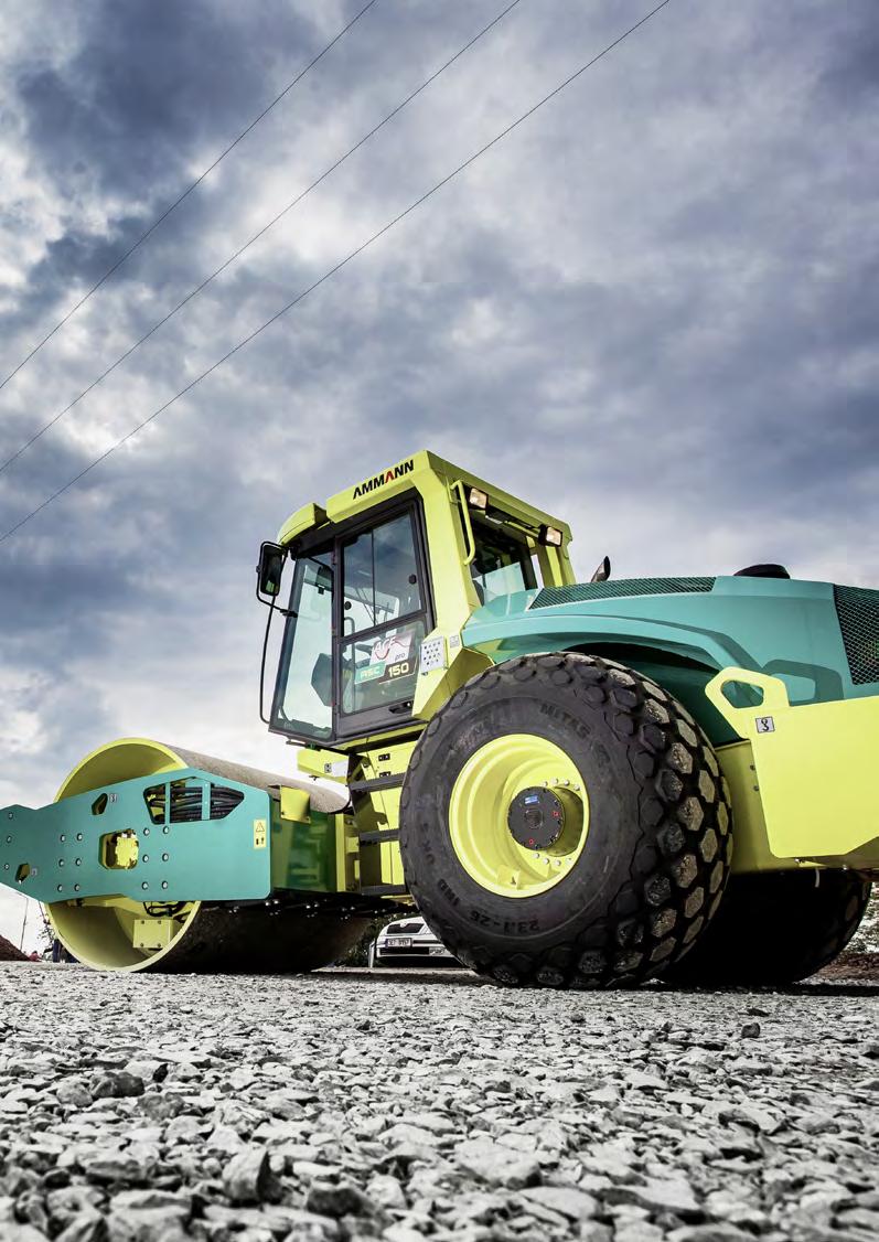 BUILT FOR VERSATILITY ROLLERS EXCEL IN VARIED APPLICATIONS Ammann offers many models of rollers so their varied weights and sizes can help you succeed in everything from tight spaces to wide-open