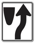No Passing Zone: This sign marks the beginning of a no passing zone. You may not pass cars ahead of you in your lane, even if the way is clear.