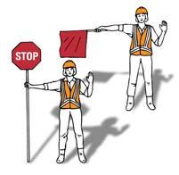 Crossbuck, Flashing Lights and Gate: Gates are used with flashing light signals at some crossings. Stop when the lights begin to flash and before the gate lowers.