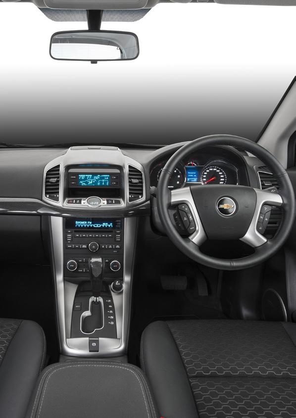 TECHNOLOGY THE CAPTIVA EXPRESSES INTERIOR STYLING with consummate ease.