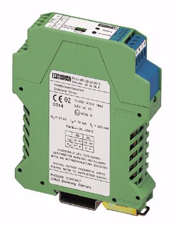 Exi Solenoid Driver, With Intrinsically Safe Output, LoopPowered, TwoChannel INTERFACE Data Sheet 0289_00_en PHOENIX CONTACT 0/2008 Description The PIEXME2SD/24/65C is a twochannel solenoid driver.