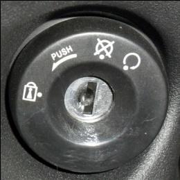 2.1 Ignition switch Possible switch positions: OFF position: All functions off Steering lock not engaged