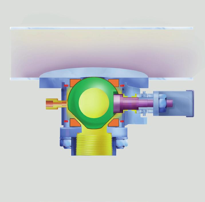 The Adjust-O-Seal design is a standard feature on most PBM ball valves.