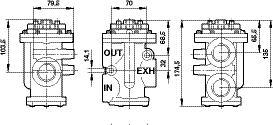 3/2 way pilot actuated poppet valves Prospector 1/2.